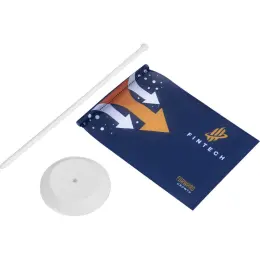 Champion Desk Flag - 22cm x 15cm Flat Branded